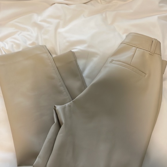 Aritzia Babaton Command leather Pant in Light Taupe - Picture 5 of 5